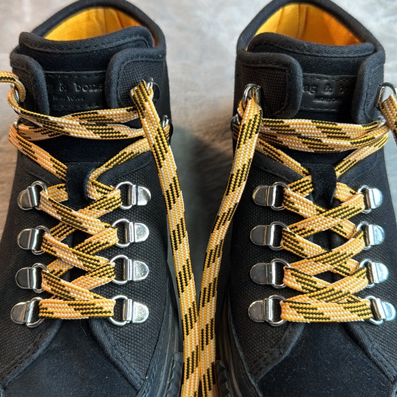 Rag & Bone Army Hiker Low Women's Sneakers Black Size EU36 US6 - Picture 4 of 14